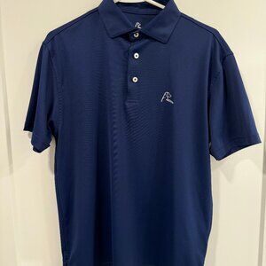 Rhoback Solid Polo – Fleet Navy – Medium